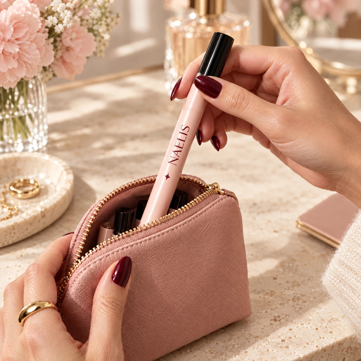 Glossy Pen nella pochette, sempre con te